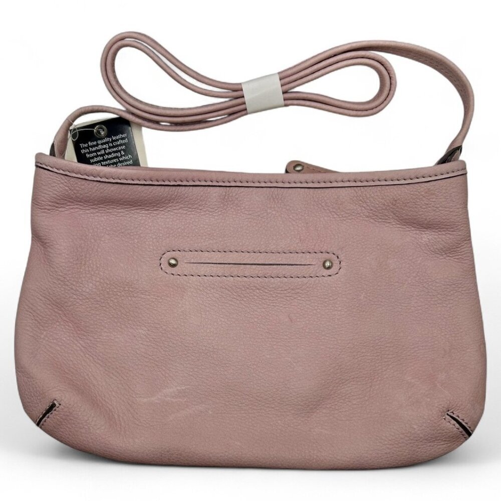 B. Makowsky Dusty Pink Leather Crossbody Bag NWT | Pale Pink Purse | MSRP $149 - Picture 2 of 7
